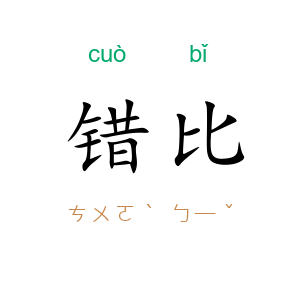 错比