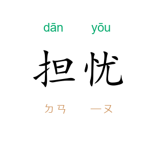 担忧