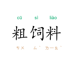 粗饲料