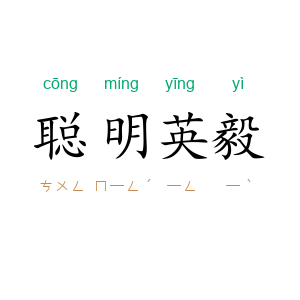 聪明英毅