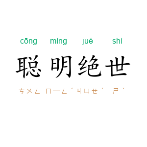 聪明绝世