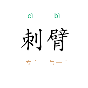 刺臂