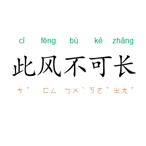 此风不可长