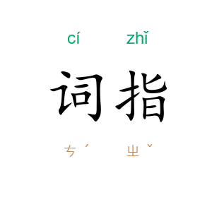 词指
