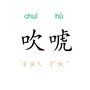 吹唬