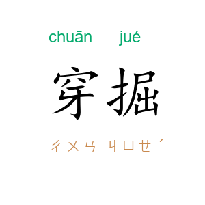 穿掘