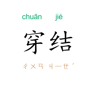 穿结