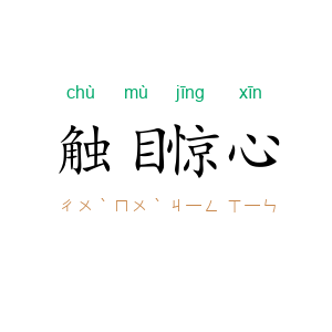 触目惊心