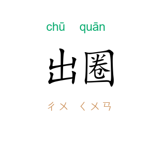 出圈