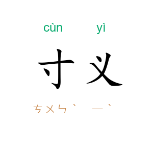 寸义
