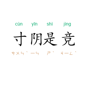 寸阴是竞