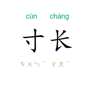 寸长
