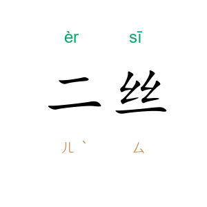 二丝
