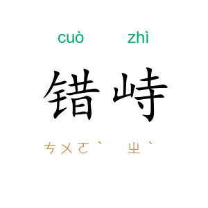 错峙