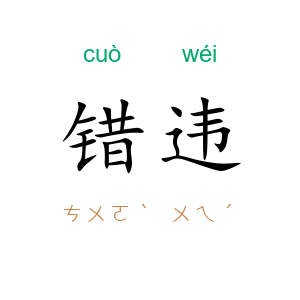 错违