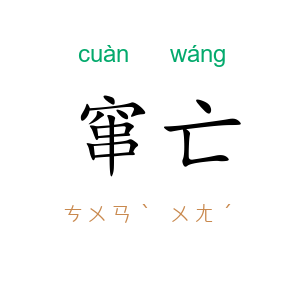 窜亡