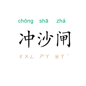 冲沙闸