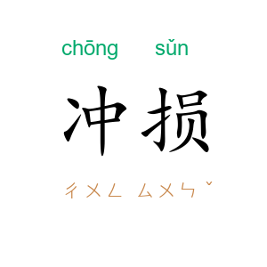 冲损