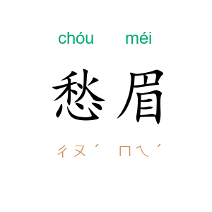 愁眉