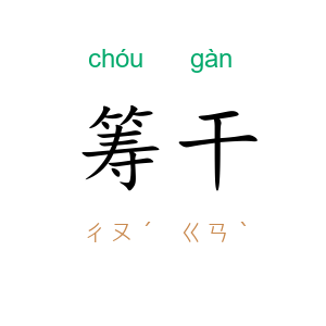 筹干