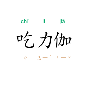 吃力伽