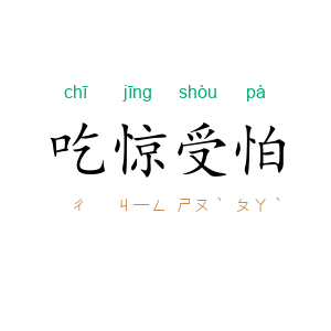 吃惊受怕