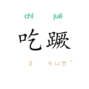 吃蹶