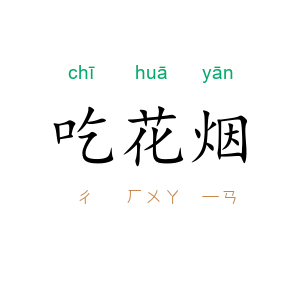 吃花烟