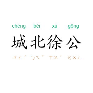 城北徐公