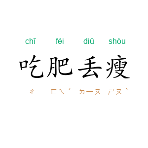 吃肥丢瘦