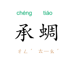 承蜩