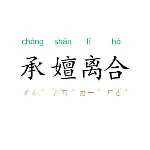 承嬗离合