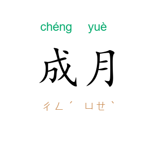 成月