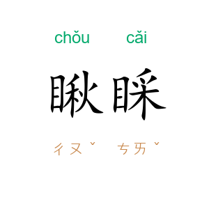 瞅睬