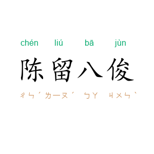 陈留八俊
