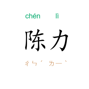 陈力