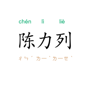 陈力列
