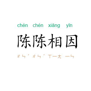 陈陈相因
