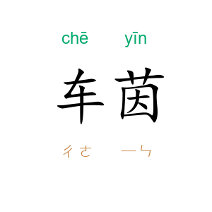 车茵