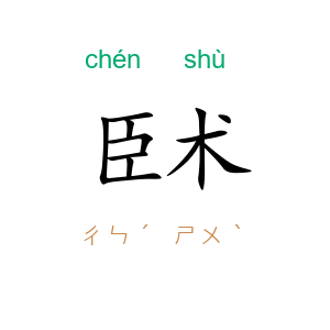 臣术