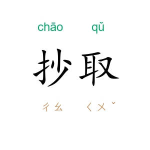 抄取
