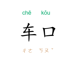 车口