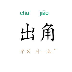 出角