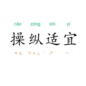 操纵适宜