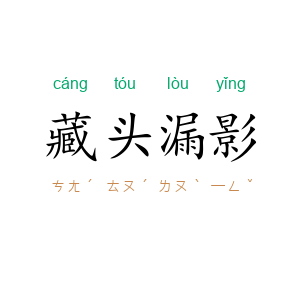 藏头漏影
