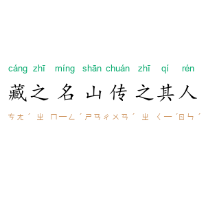 藏之名山,传之其人
