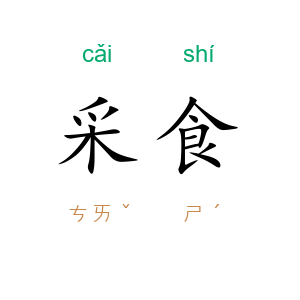 采食