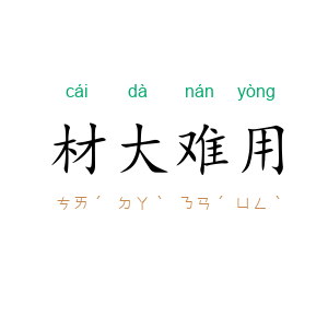 材大难用