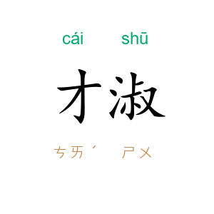 才淑