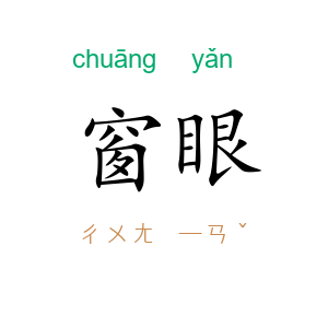 窗眼